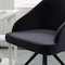 Martha Stewart Sora Upholstered Stationary Office Chair in Gray/Oil Rubbed Bronze CH-222119-GY-BK-MS - alternate 2